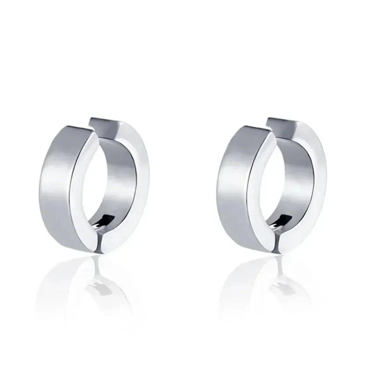 2pcs Punk Mens Strong Magnet Magnetic Ear Stud Set,Non Piercing Cross Clip-on Earrings Suitable Gifting Boyfriend Lover Jewelry Vera Lux