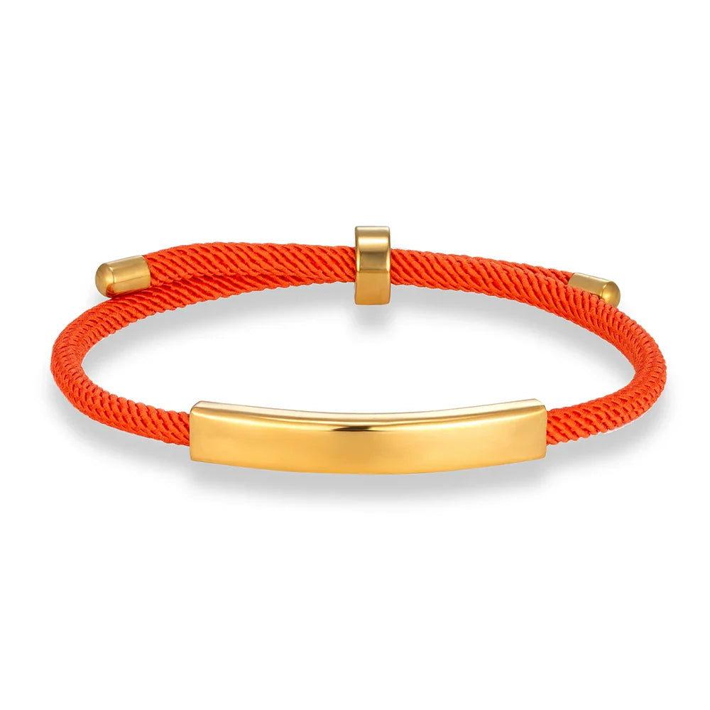 MKENDN Punk SOS Custom logo Name Engrave Text Rope Bracelet customize Stainless Steel Bracelets For Women Men ID Bracelet Vera Lux