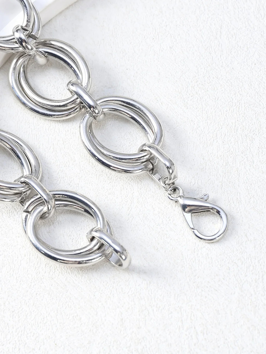 Never Fade Stainless Steel Oval Links Chain Bracelets for Women Girls, Dainty Simple Minimalist Metal Links Wristband Vera Lux
