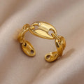Vintage Ancient Greek Arethusa Goddess Coin Rings For Women Imitation Pearl Zircon Moon Stainless Steel Ring Fashion Jewelry Vera Lux