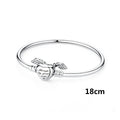 Original 925 Sterling Silver Bracelets Bangles Love Family Friends Heart Charms Beads Bangle For Women DIY Luxury Jewelry Gift Vera Lux