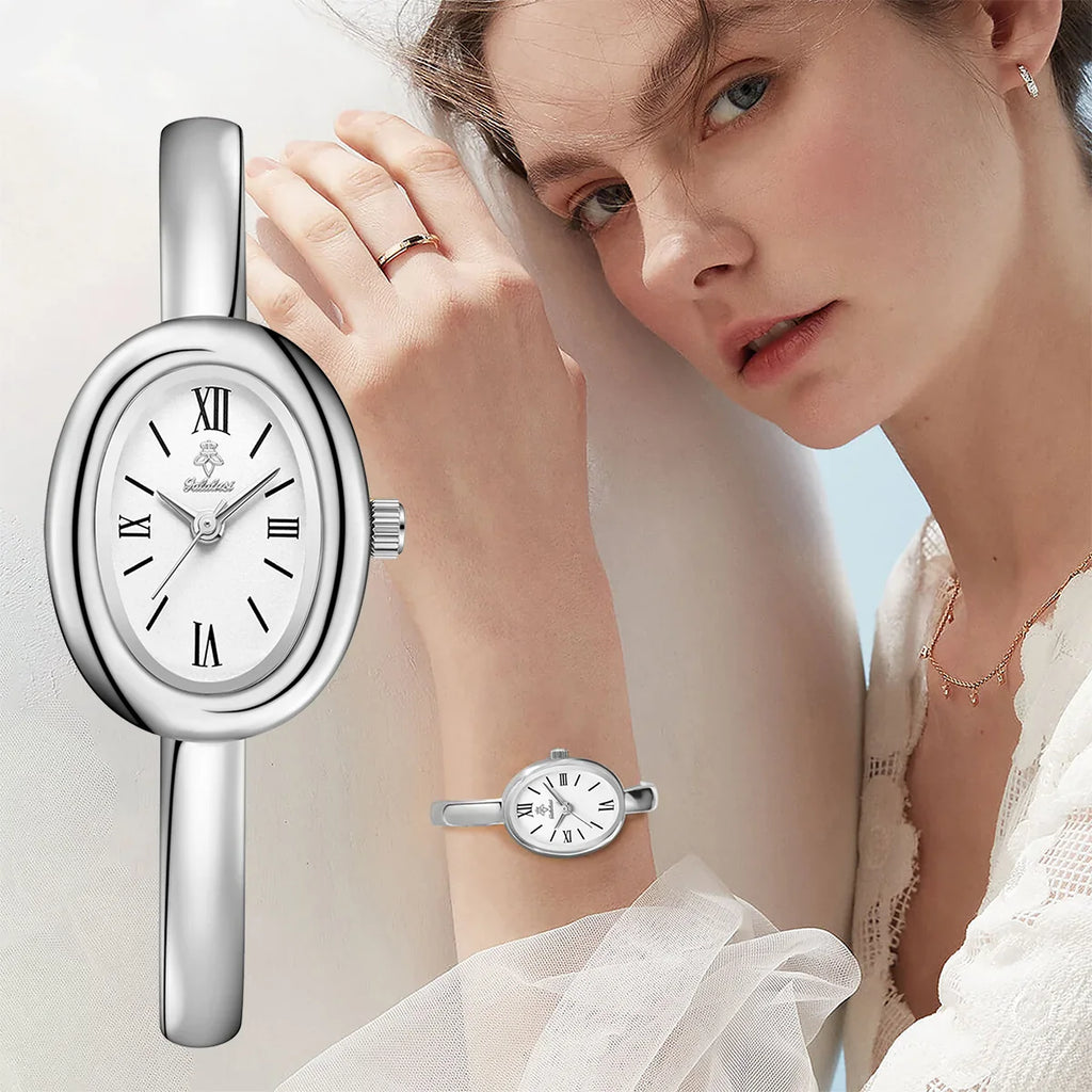 YaLaLuSi Brand Luxury Quartz Water-Resistant Wristwatch with Minimalist Design, Comes with Gift Box—Perfect Gift for Women Reloj Vera Lux