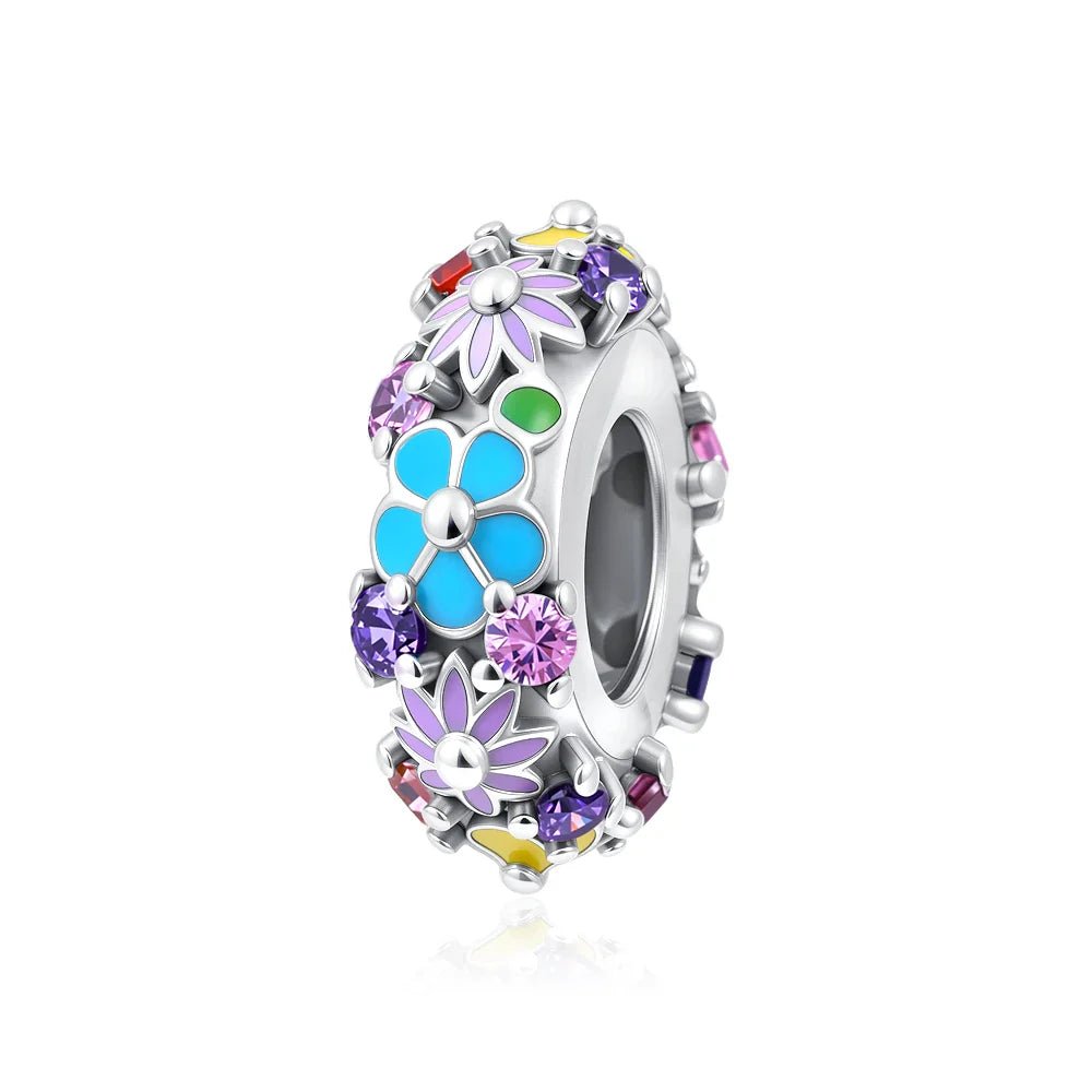 2026 925 Silver Flower, Butterfly, Highland Cow, Motorcycle Pendant Fit European Original Bracelet DIY Jewelry Exquisite Jewelry Vera Lux