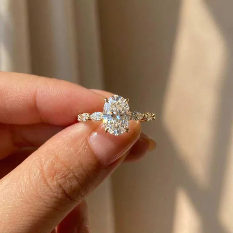 925 Sterling Silver Dainty Women Rings Small AAA Cubic Zircon Delicate Proposal Ring for Lover High Quality Wedding Jewelry Vera Lux