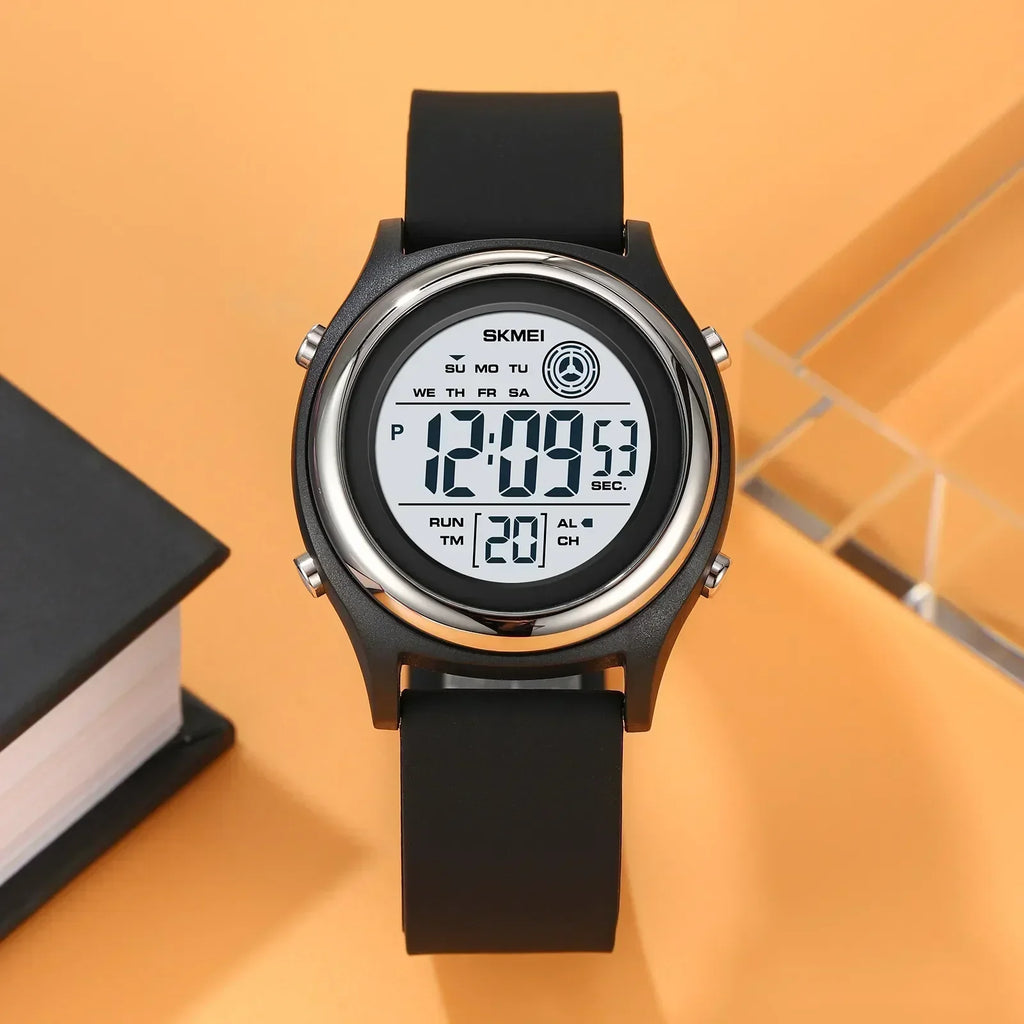 SKMEI Luxury Waterproof Shockproof Sport Countdown Watches Womens Digital Wristwatch for Women Stopwatch Lady Girl Relojes 2094 Vera Lux