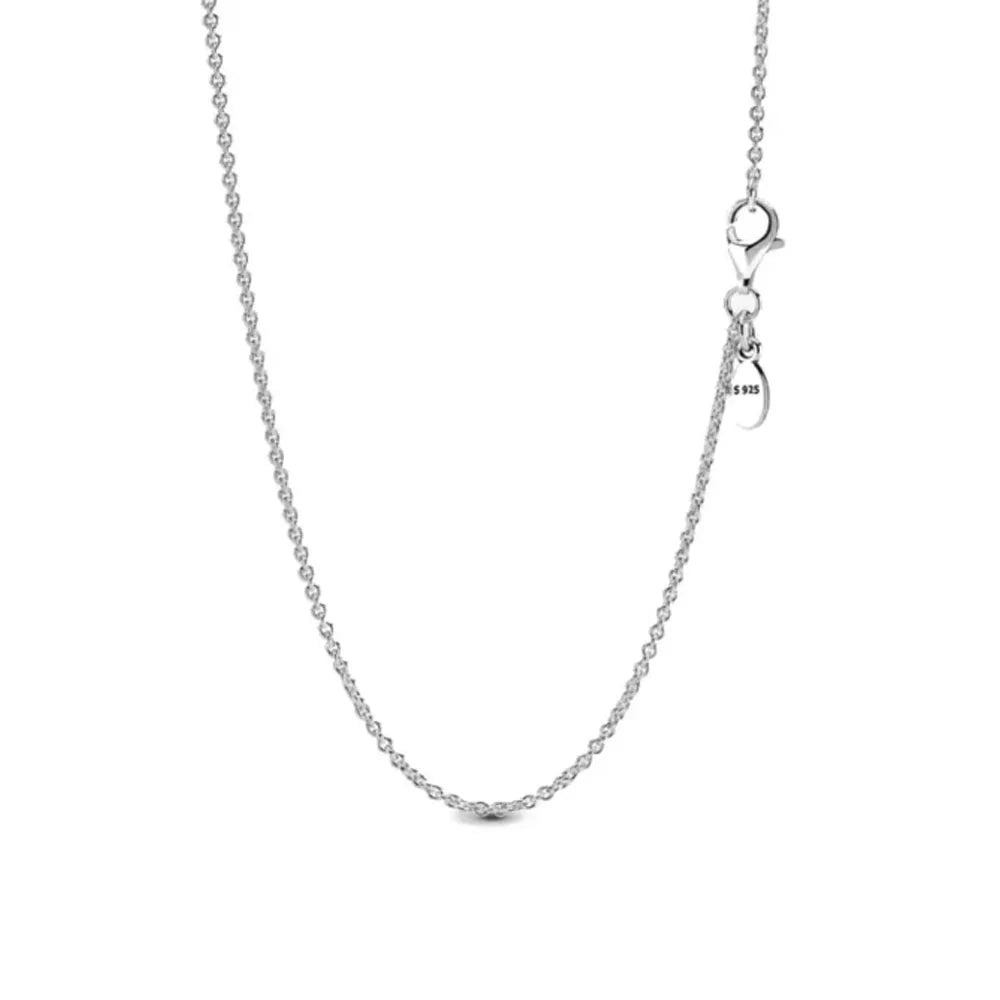925 Sterling Silver Golden Moon Star Bow Necklace Fit Original Bracelet For Women DIY Fashion Jewelry Making Vera Lux