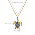 Summer Beach Turtle Necklace for Women Stainless Steel Chain Collar Pendant Necklaces Elegant Charm Jewelry Gift y2k Accessories Vera Lux