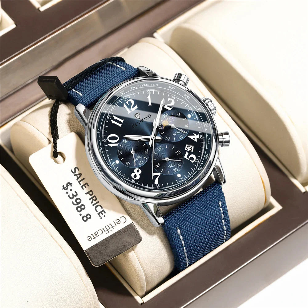 New Sports Canvas Luxury Digital Watch Men Fashion Quartz Wristwatches Gifts For Man Automatic Watches Mens Clock Cadeau Homme Vera Lux