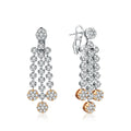 MINTYBOX 2.59ct S925 Sterling Silver Diamond Moissanite Drop Earrings for Women 18k Gold Plated Luxury Wedding Fine Jewelry Vera Lux
