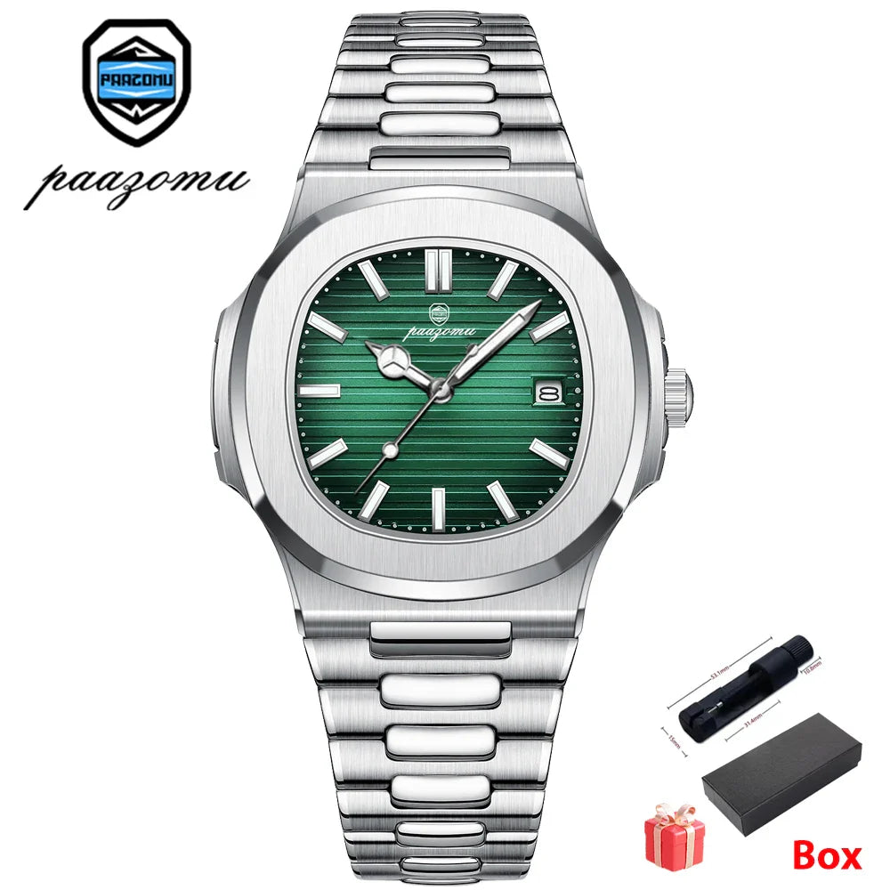 2026 New Men Watch Quartz Waterproof Male Clock Business Watch Mens Watches Top Brand Luxury Watch Men Chronograph reloj hombre Vera Lux