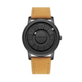 PENGAGAR Men's Watches Stainless steel Quartz Watch Creative Scrolling Pointer Magnetic Force Wrist Clock Relogio Masculino +box Vera Lux