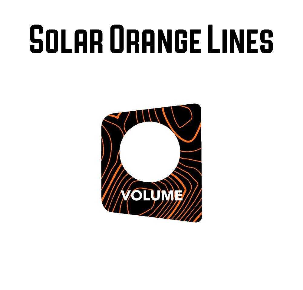 Topographic Volume Button Trim Cover - 2024+ Land Cruiser StickerFab
