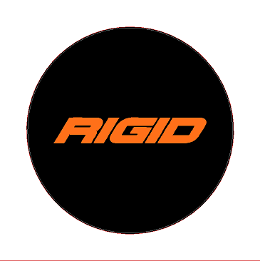 Rigid 360 Series 4" Light Cover Overlays - Universal StickerFab