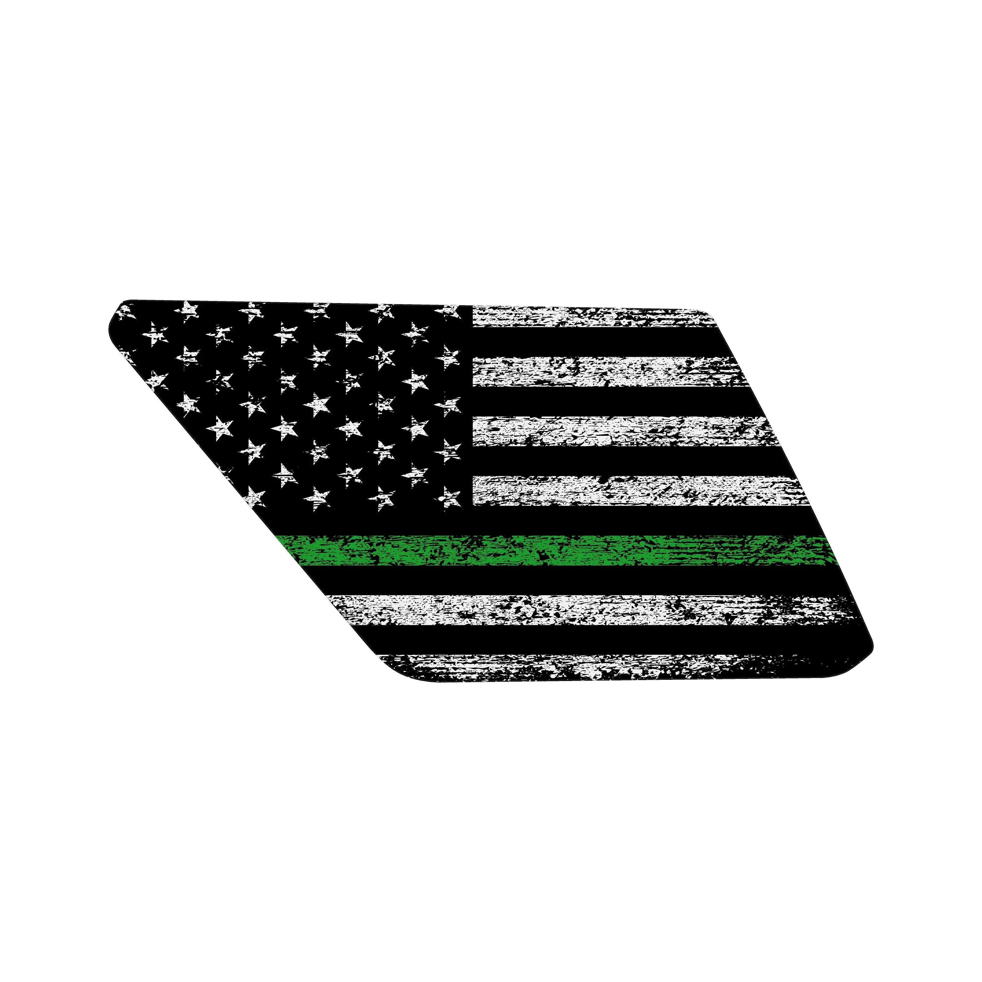 American Flag Rear Window Overlays V2 (Perforated) - 2025+ 4Runner StickerFab
