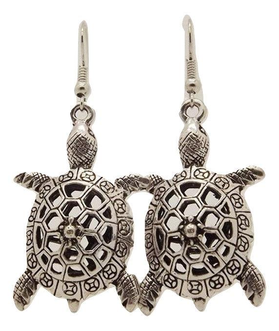 Turtle Retro Vintage Drop Dangle Earring Hollywood Sensation®