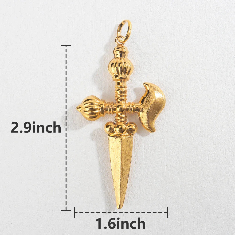 Hot Selling Pendant Africa Map Pendant Necklace Women Men Gold Plated Wholesale Fashion Stackable Jewelry Daily Wear Party Gift Vera Lux