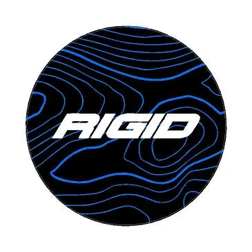 Rigid 360 Series 4" Light Cover Topo Overlays - Universal StickerFab