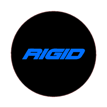 Rigid 360 Series 4" Light Cover Overlays - Universal StickerFab