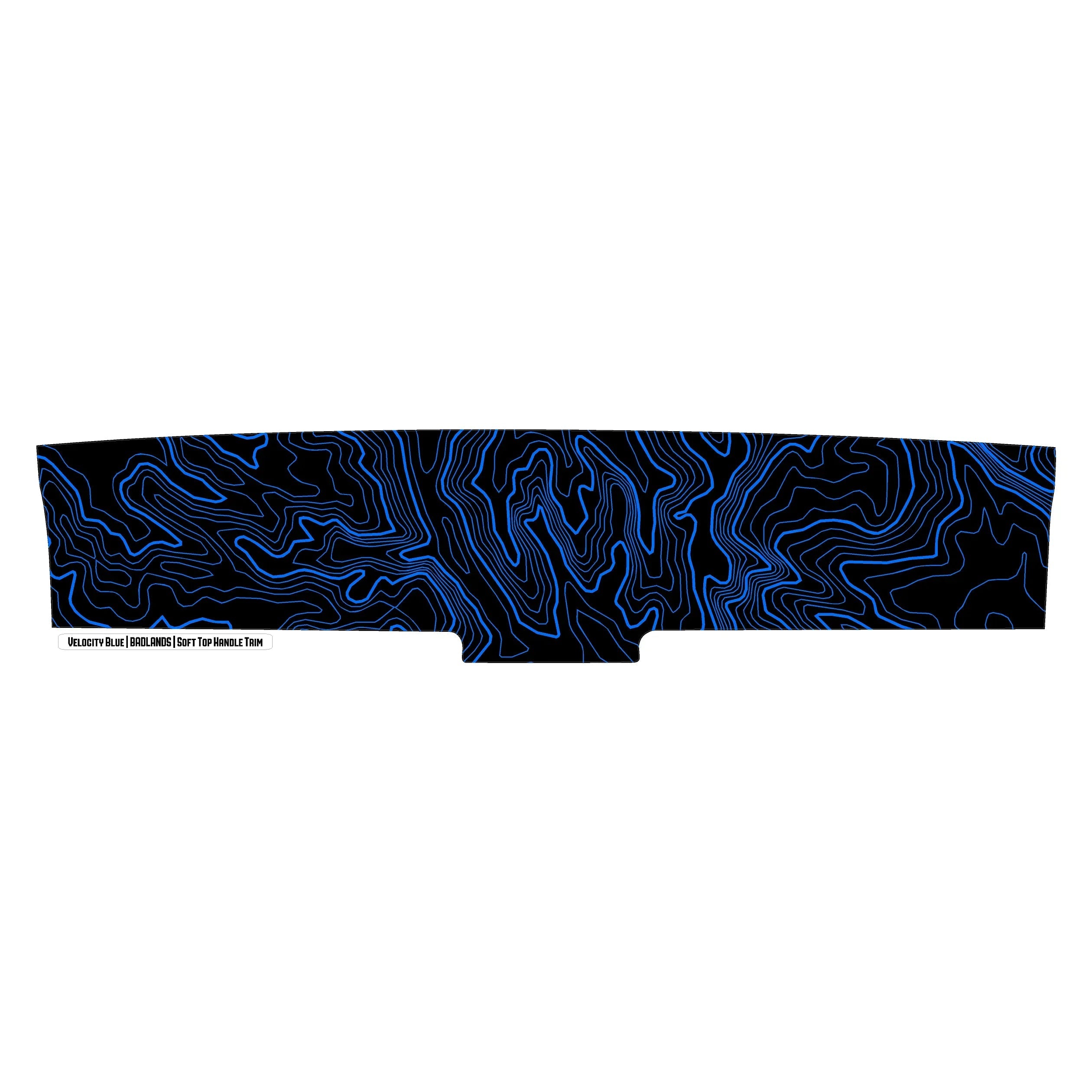 Topo Soft Top Bronco Panel Overlay - 2021+ Bronco Factory Soft Top StickerFab
