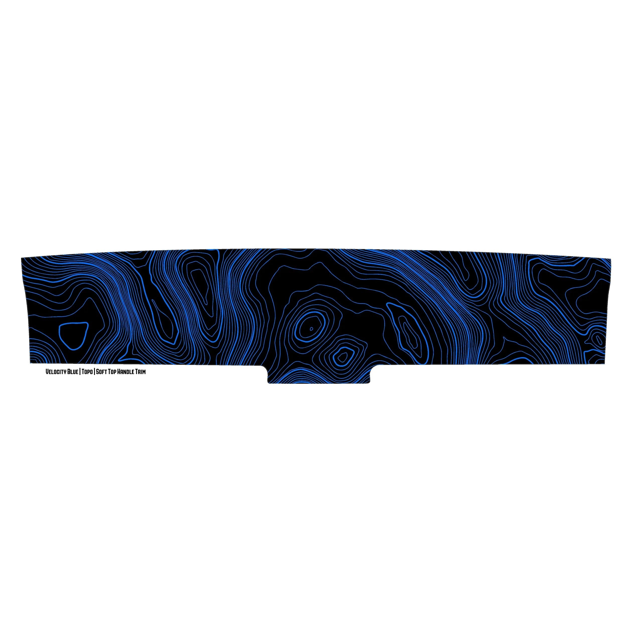 Topo Soft Top Bronco Panel Overlay - 2021+ Bronco Factory Soft Top StickerFab