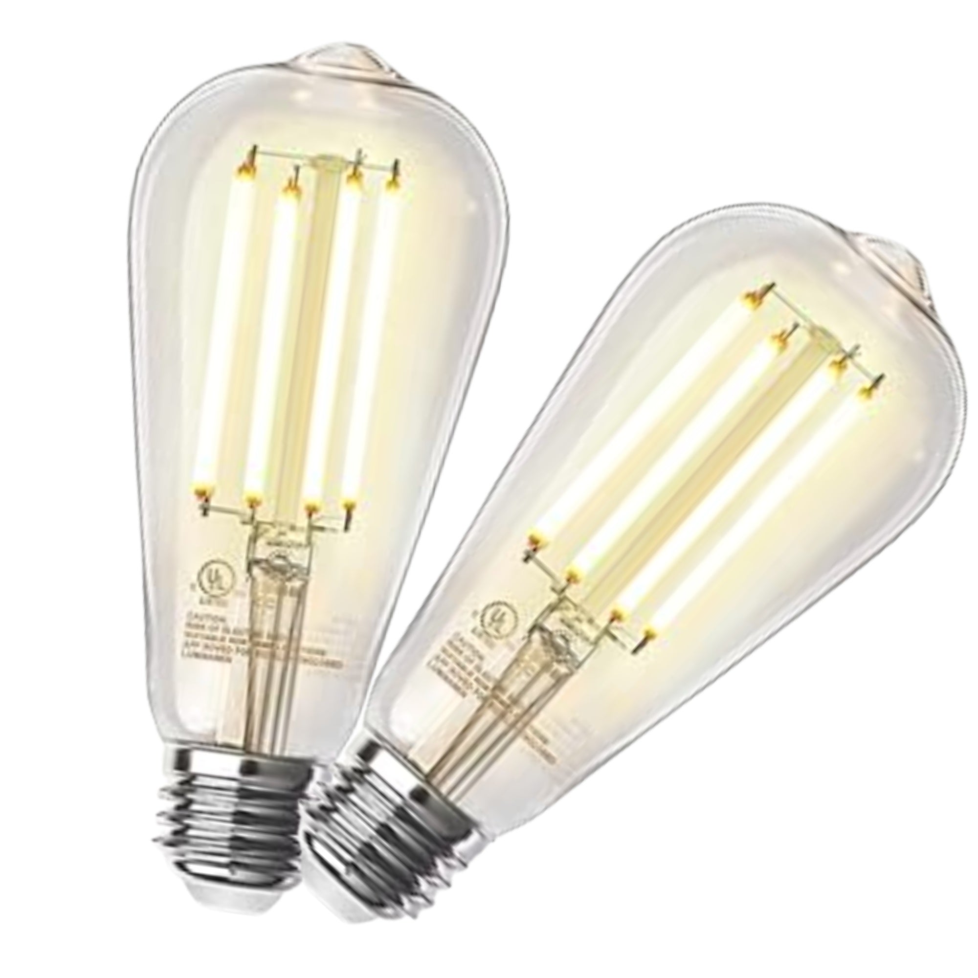 2 Pack - Dimmable Teardrop LED Vintage 60W Eq. The Lamp Goods