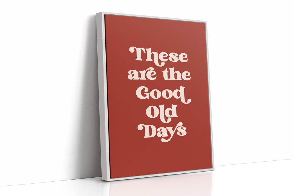 Vintage Vibes - Retro Typography Art Print Kooly