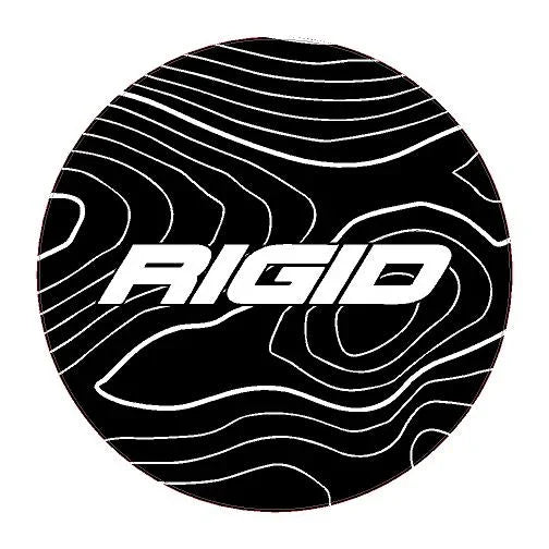 Rigid 360 Series 6" Light Cover Topo Overlays - Universal StickerFab