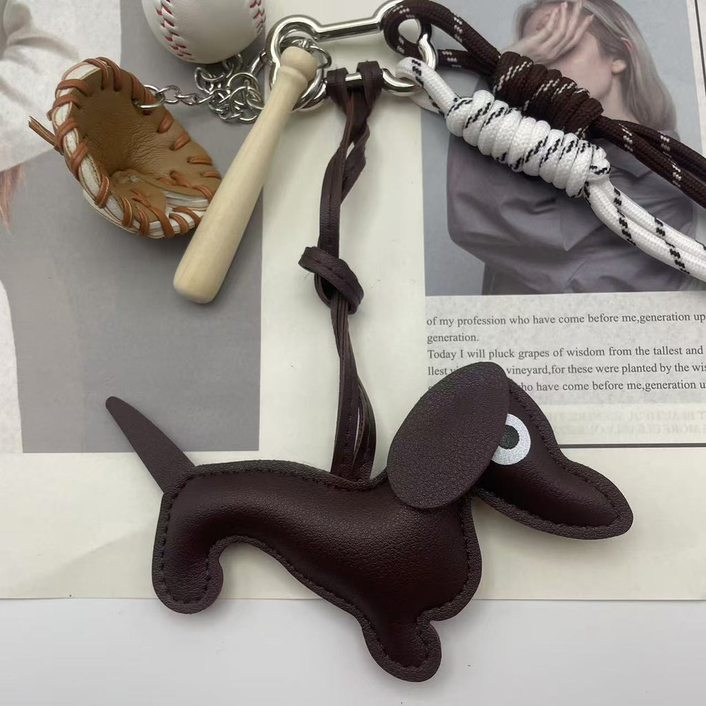 Cartoon Dachshund Bag Pendant Accessory Vera Lux