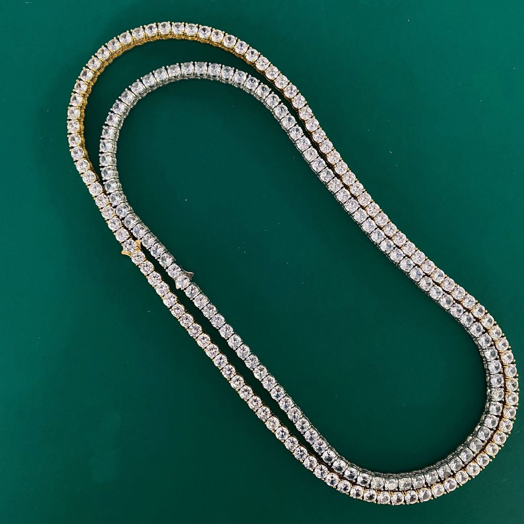 Single-row Diamond Hip-hop Mens Necklace Vera Lux