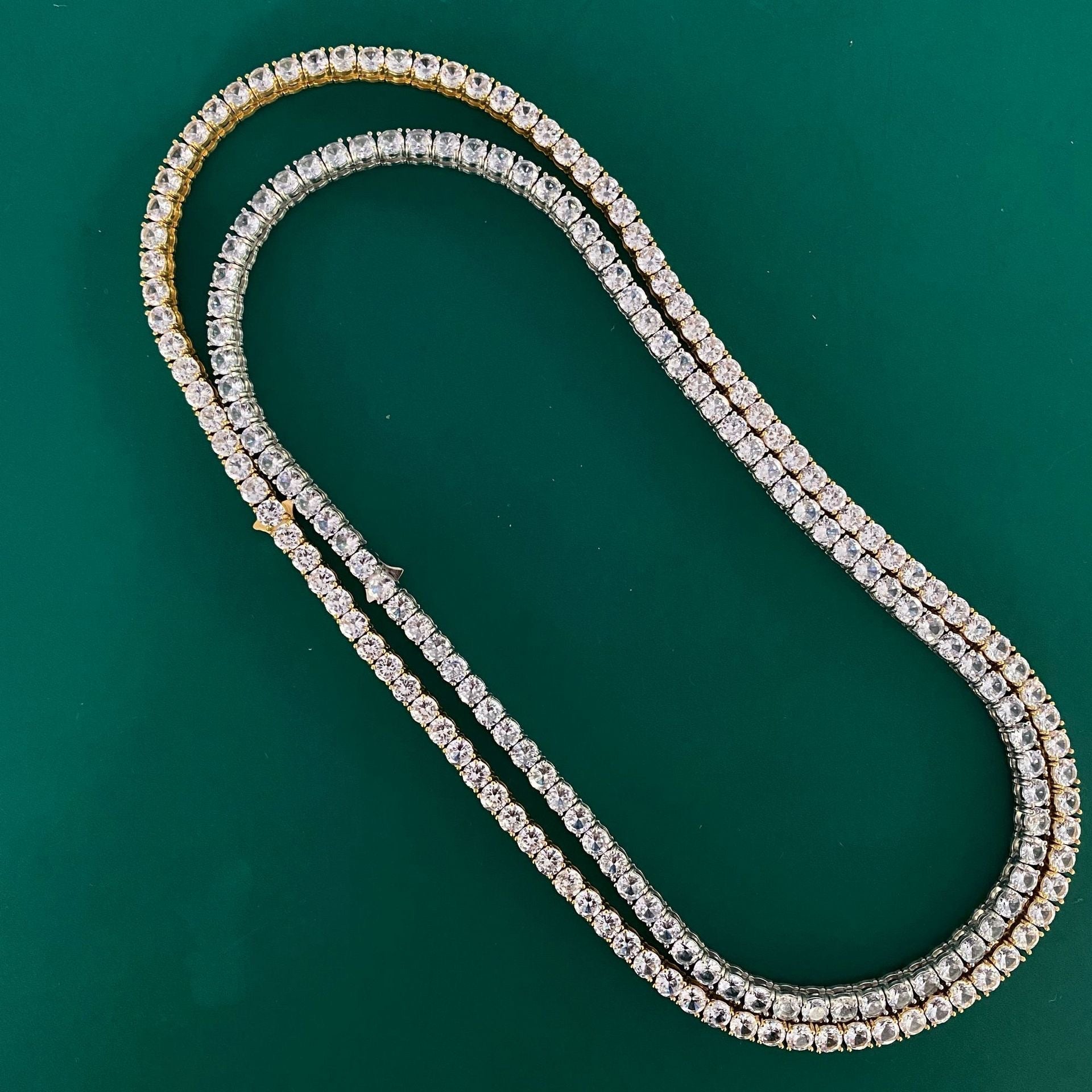 Single-row Diamond Hip-hop Mens Necklace Vera Lux