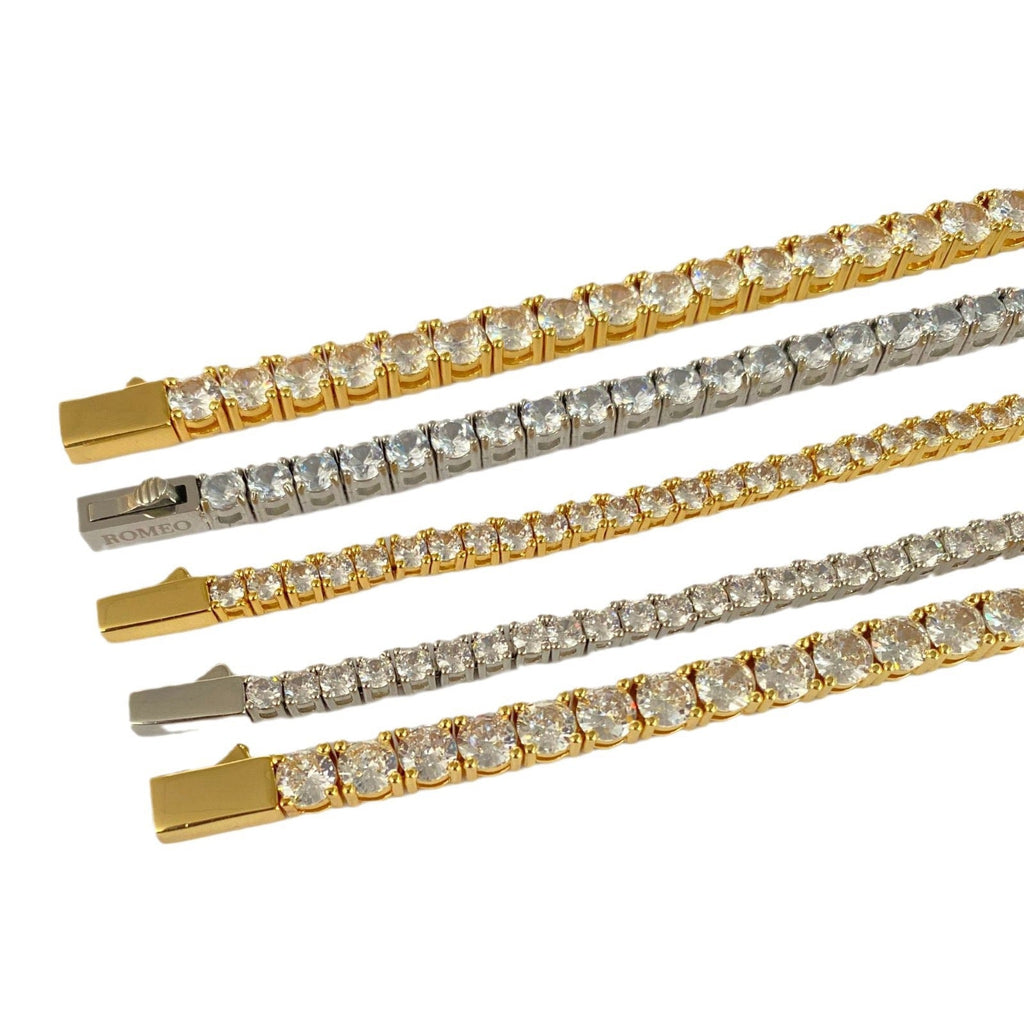 Stainless Steel Titanium Steel Zircon Bracelet Vera Lux