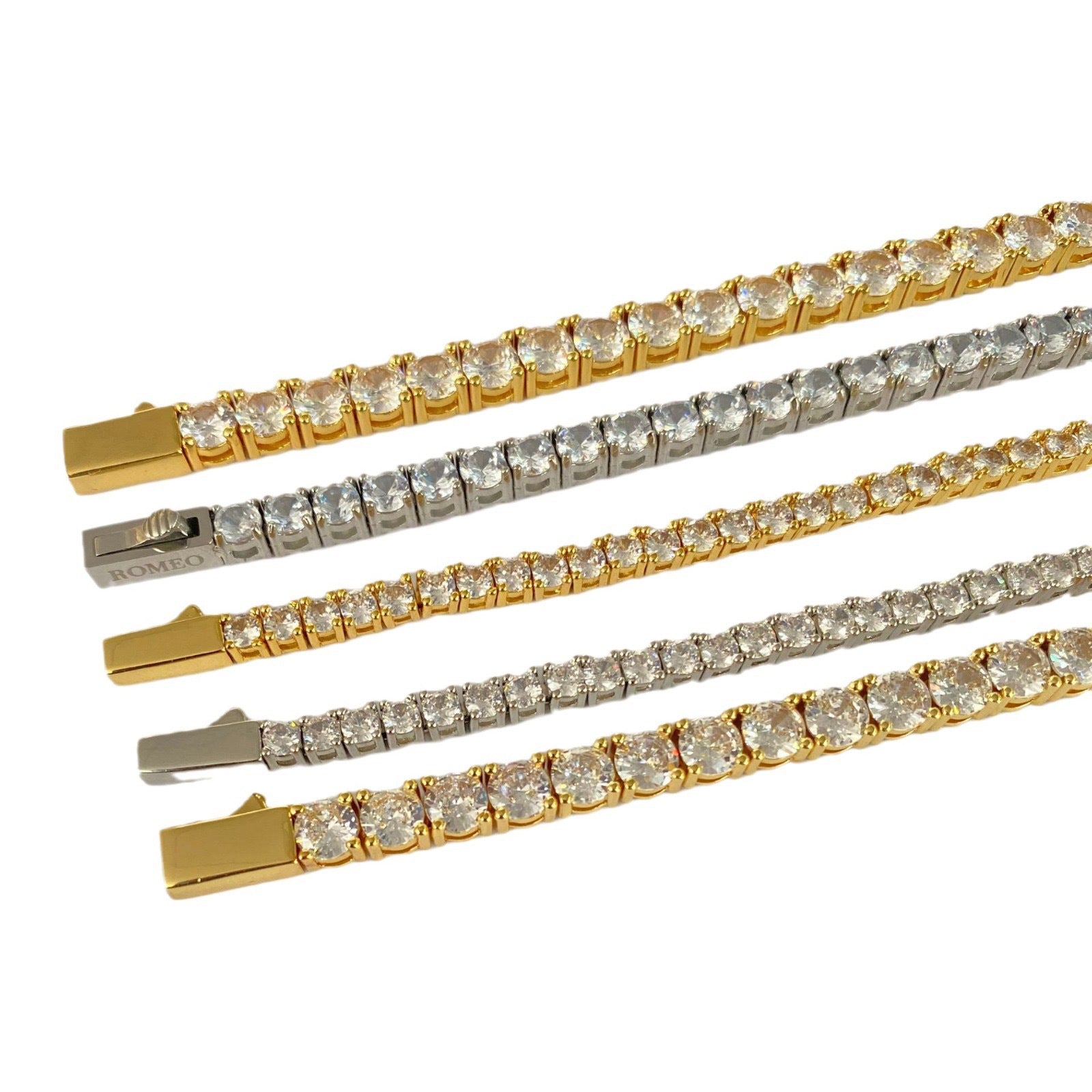 Stainless Steel Titanium Steel Zircon Bracelet Vera Lux