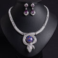 S925 Silver Snake-Themed Necklace with Diamond Accents Vera Lux