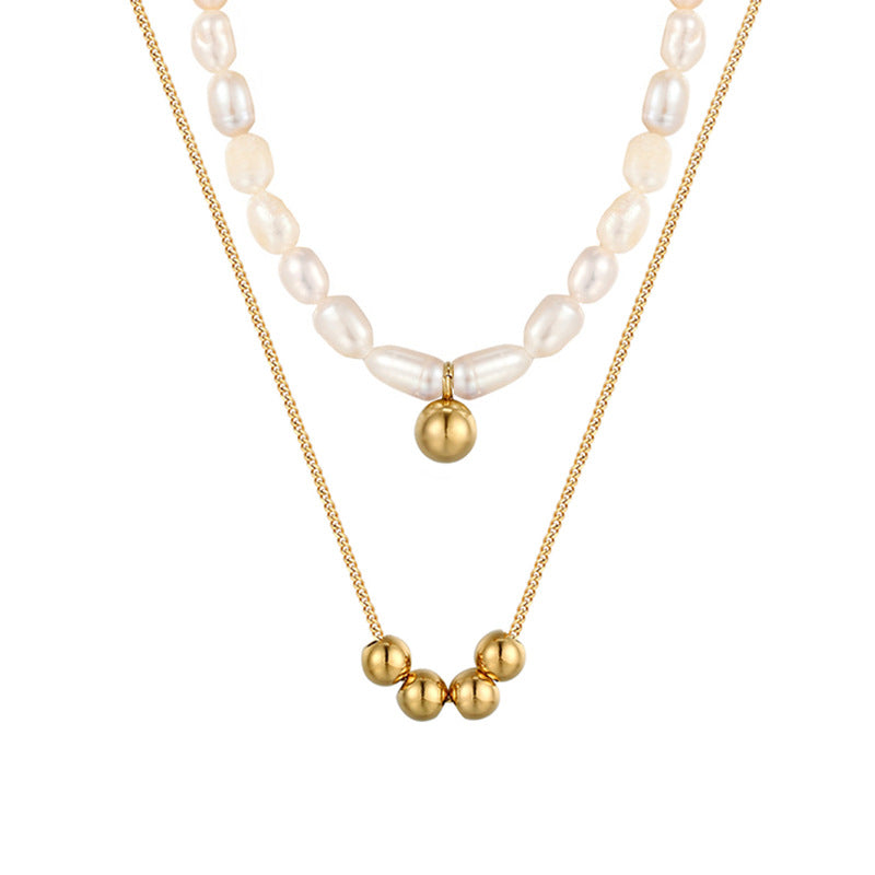 Women's Simple All-Match Freshwater Pearl Necklace Vera Lux
