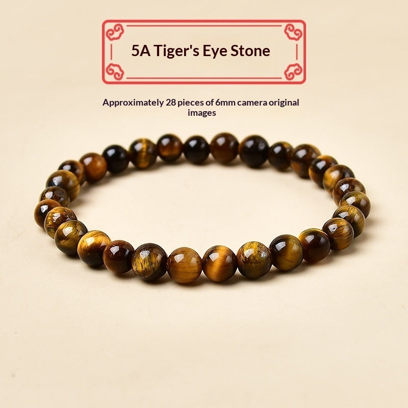 Natural Tiger Eye Stone Bracelet Vera Lux