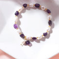 Ins Korean-style Yellow Crystal Freeform Crystal Bracelet Vera Lux