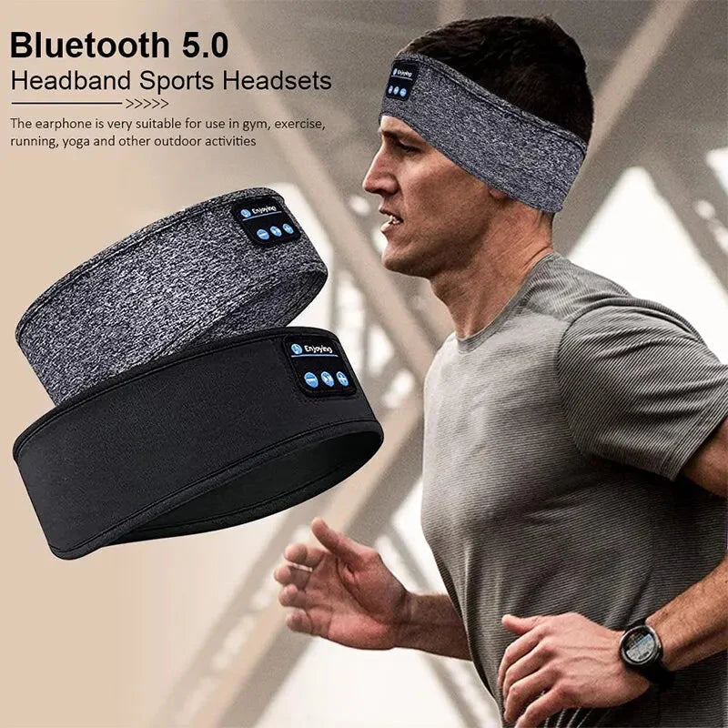 Bluetooth Sleep Headband – Wireless Headphones, Built-In Speakers, Comfortable Fabric, 10-Hour Battery Life Whatever the Treasure