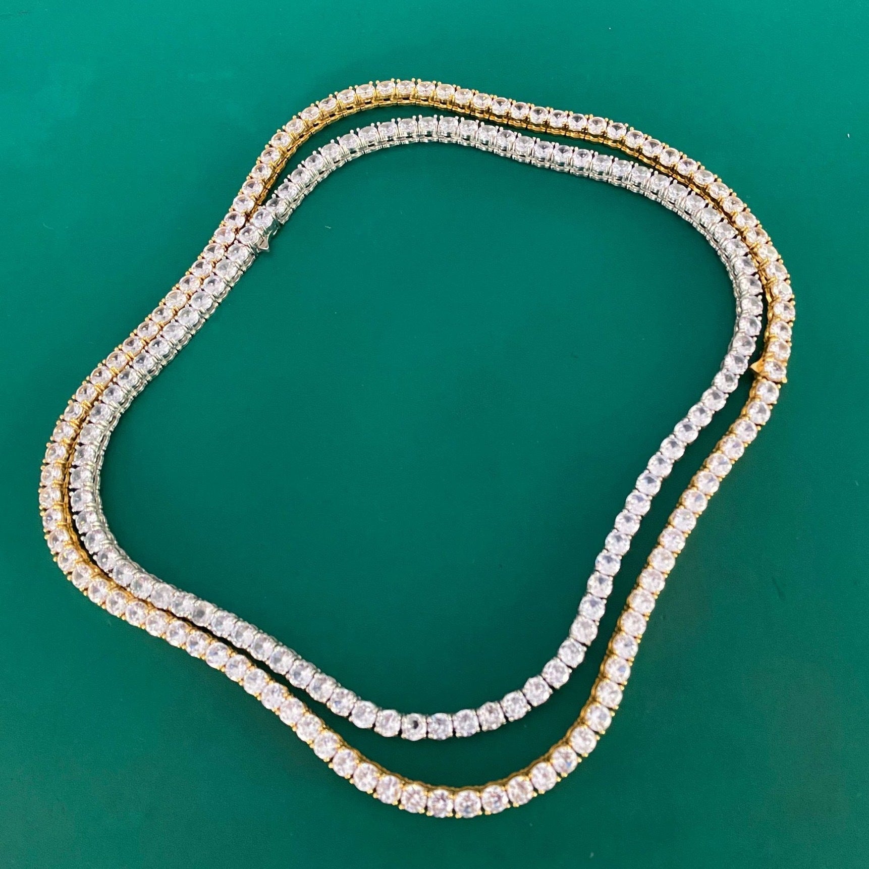 Single-row Diamond Hip-hop Mens Necklace Vera Lux