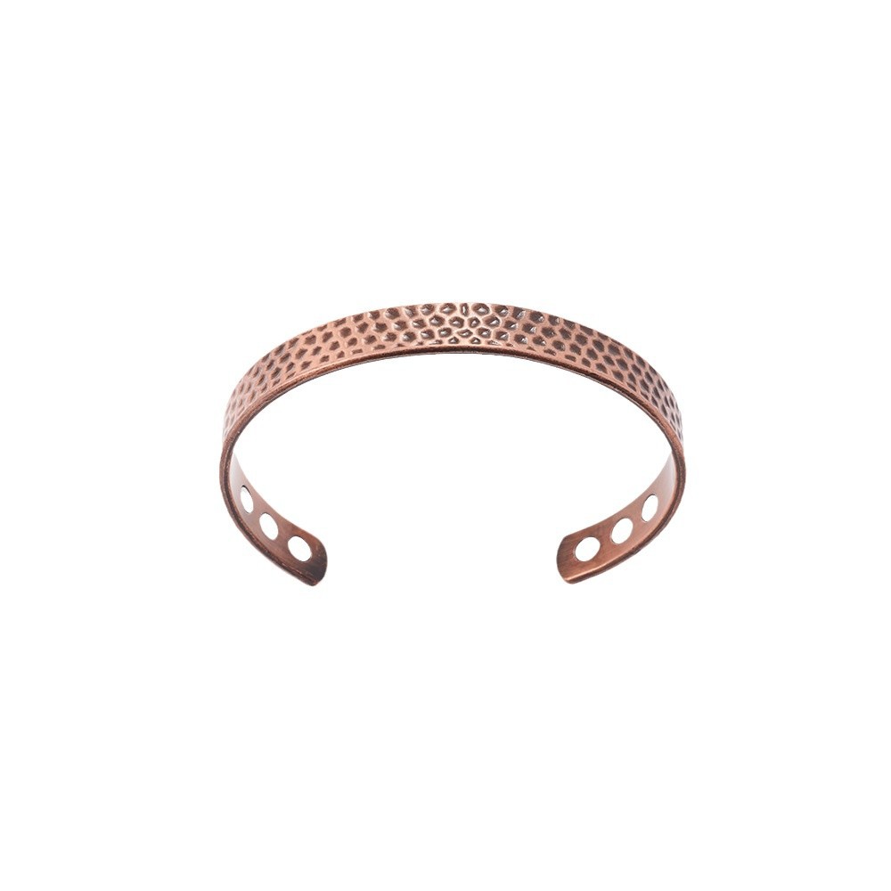 Magnetic Small Wave Pattern Antique Red Copper Brushed Vera Lux