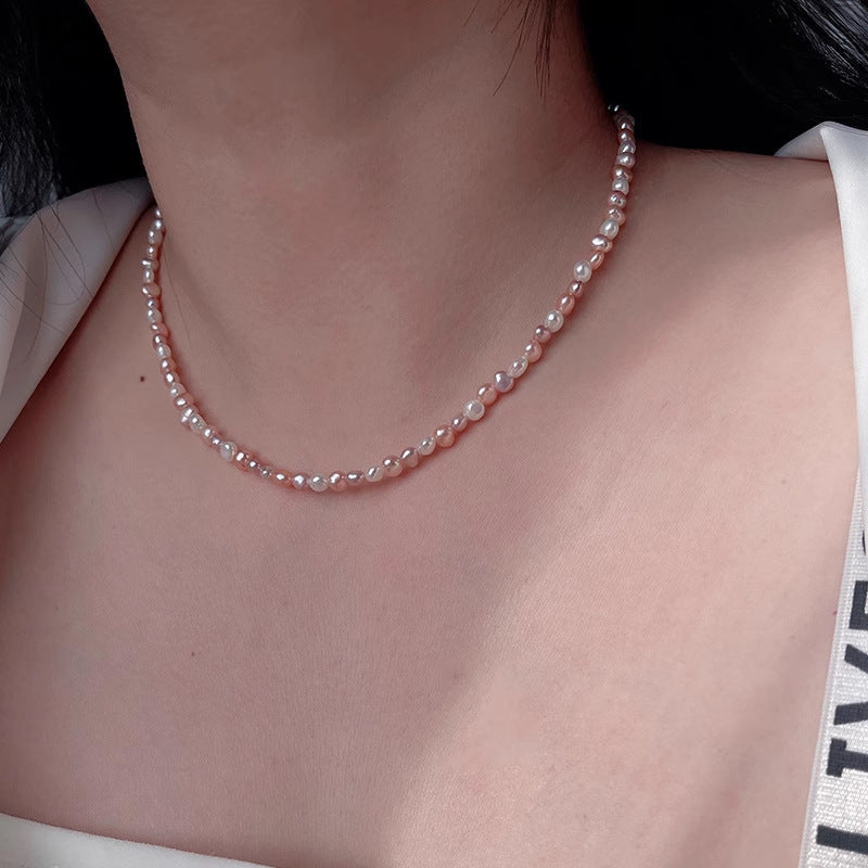 Natural Freshwater Baroque Pearl Necklace Accessory For Women Vera Lux