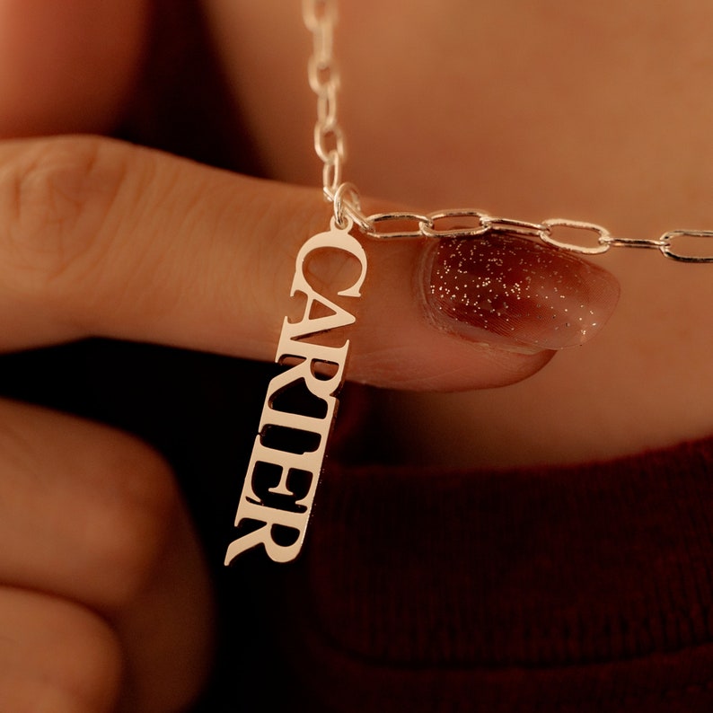 Personalized chain name necklace Vera Lux