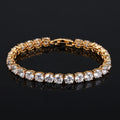 S925 Sterling Silver Lightweight Luxury Zircon Bracelet Vera Lux