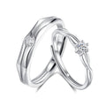 S925 sterling silver couple engagement ring Vera Lux