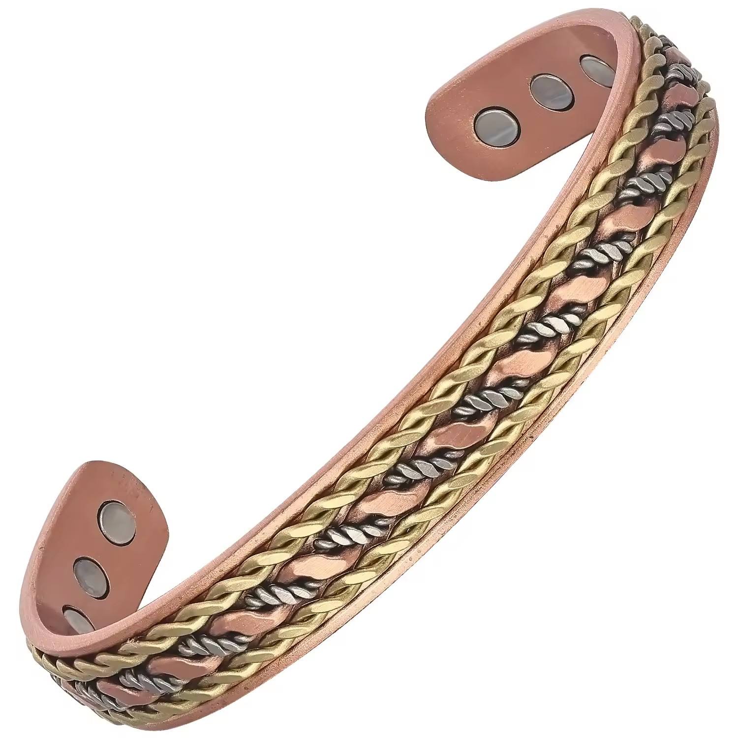 Adjustable Therapeutic Magnetic Pure Copper Bracelet Vera Lux