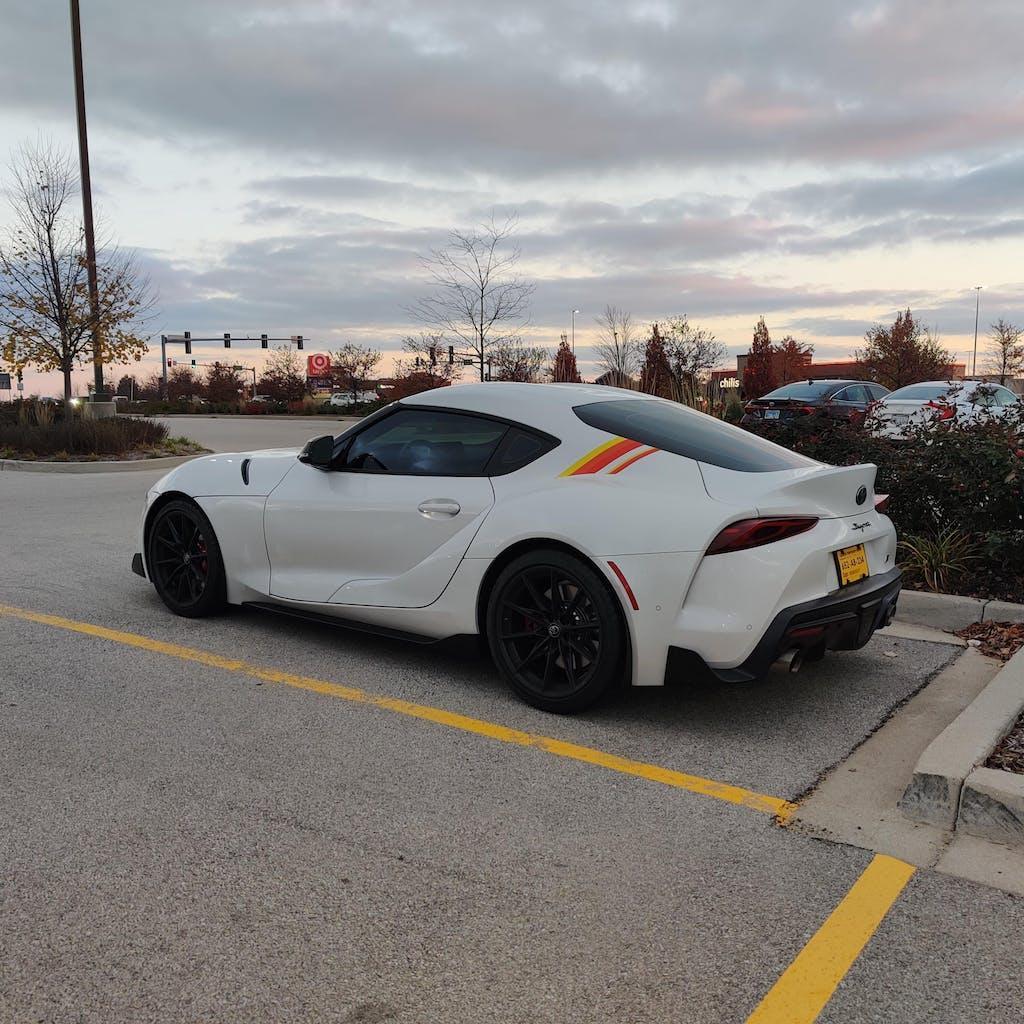 A91 Retro Heritage TRD Style Decklid Stripes - 2020+ Supra StickerFab