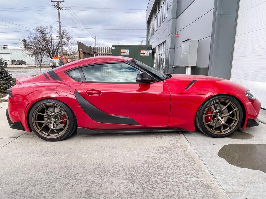 A91 Style Supra Rear Decklid Stripes - 2020+ Supra StickerFab