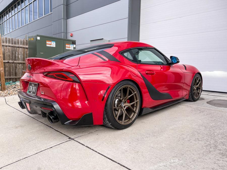 A91 Style Supra Rear Decklid Stripes - 2020+ Supra StickerFab