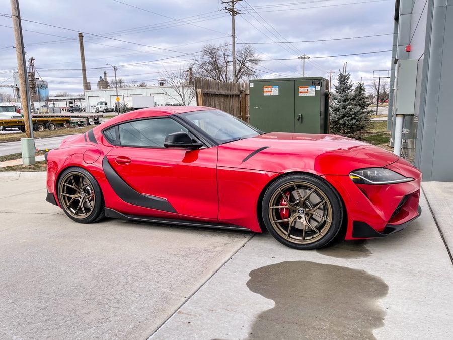A91 Style Supra Rear Decklid Stripes - 2020+ Supra StickerFab
