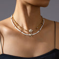 Cross-border Fashion Ocean-Style Turquoise Starfish Turtle Seed Bead Necklace Vera Lux
