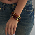 Light luxury ins style beaded bamboo bracelet Vera Lux